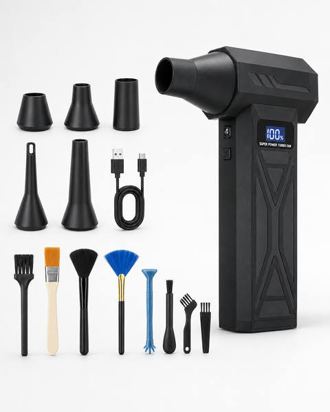 InstantDry Turbo-Gebläse + 13-teiliges Zubehörset