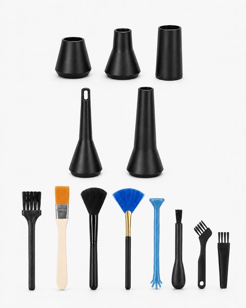 InstantDry Zubehörset – 5 Düsen + 8 Bürsten